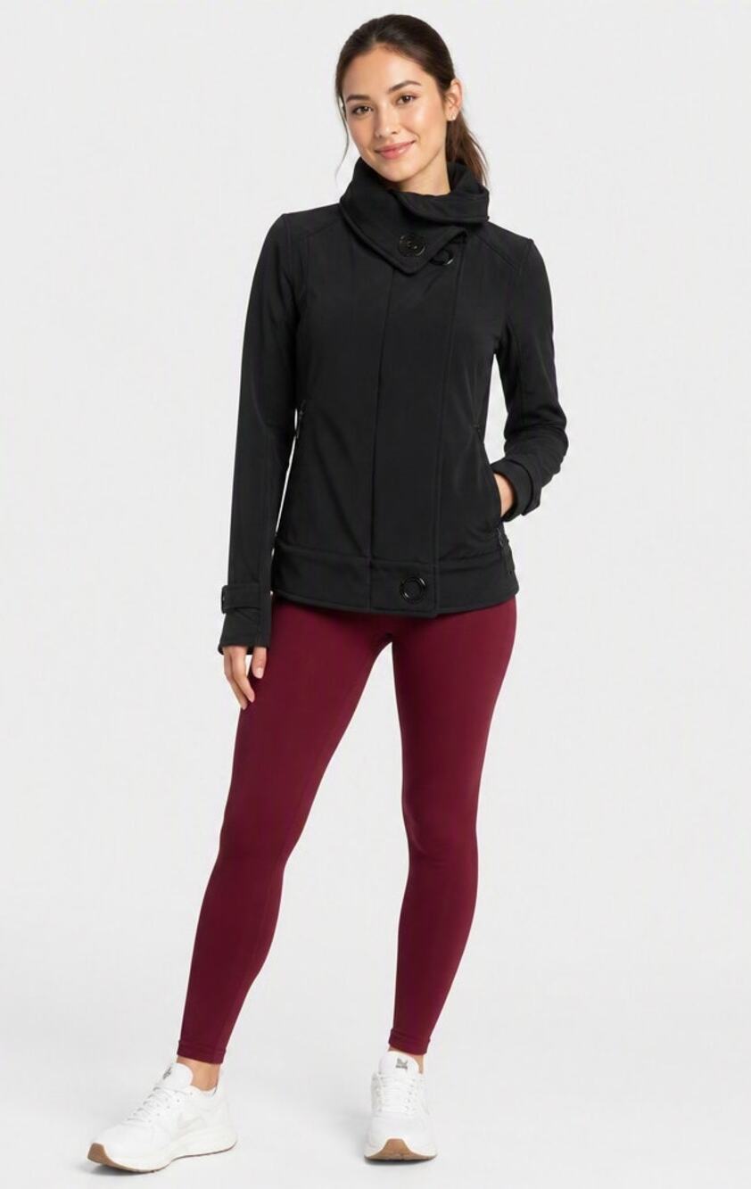 EUC - Lululemon Black Audrey Zip-Up Jacket